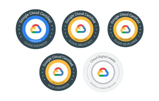 Google Cloud 資格保持者多数！ 圧倒的な技術力でサポート